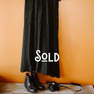 Vintage floral maxi dress